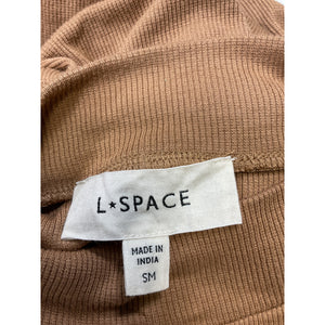 L*Space 'Chandler' Tan Viscose Dress Size S