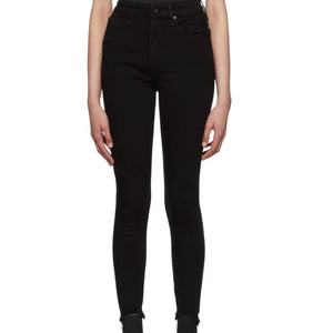 Rag & Bone Classic Black Nina Denim Jeans Size 23