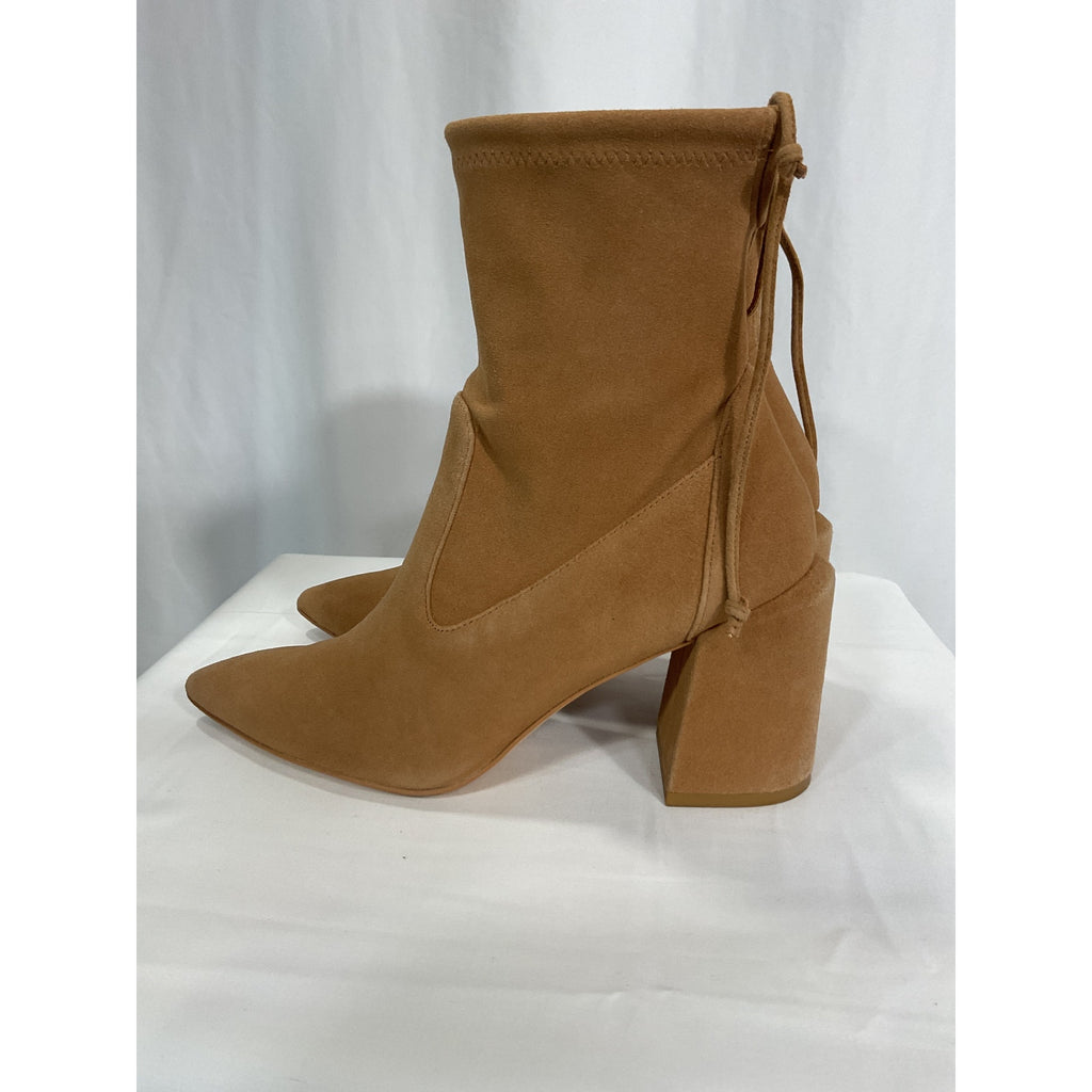 Stuart Weitzman 'City' Brown Block Bootie Size 5.5 - NWT