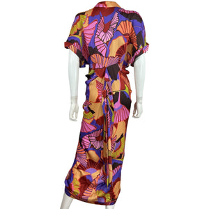 Le Superbe Vibrant Multicolor Miko Shirtdress Size 4