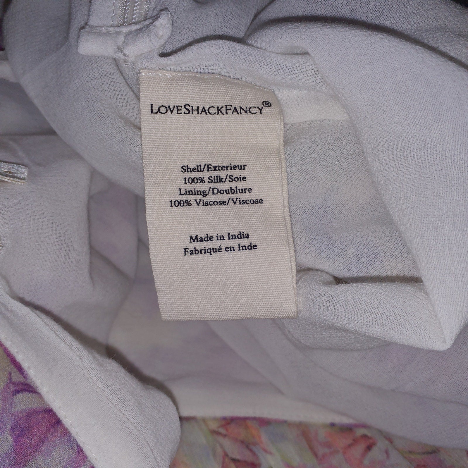 Loveshackfancy 'Rhodes' Pink Chiffon Skirt Size 4