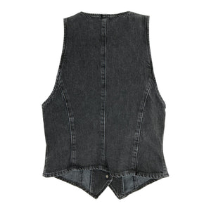 Agolde Classic Black Heller Vest Size M