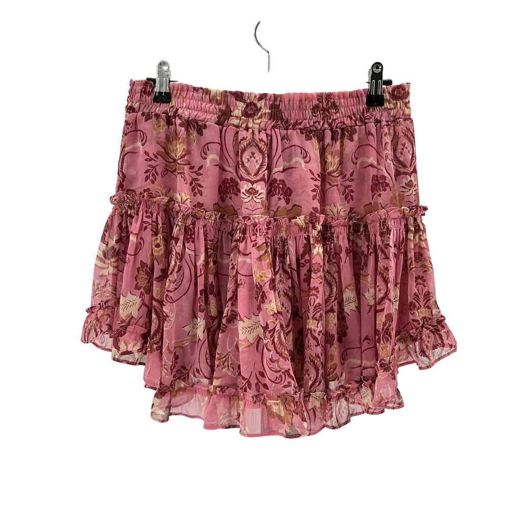 Misa Los Angeles 'Marion' Pink Polyester Skirt Size M