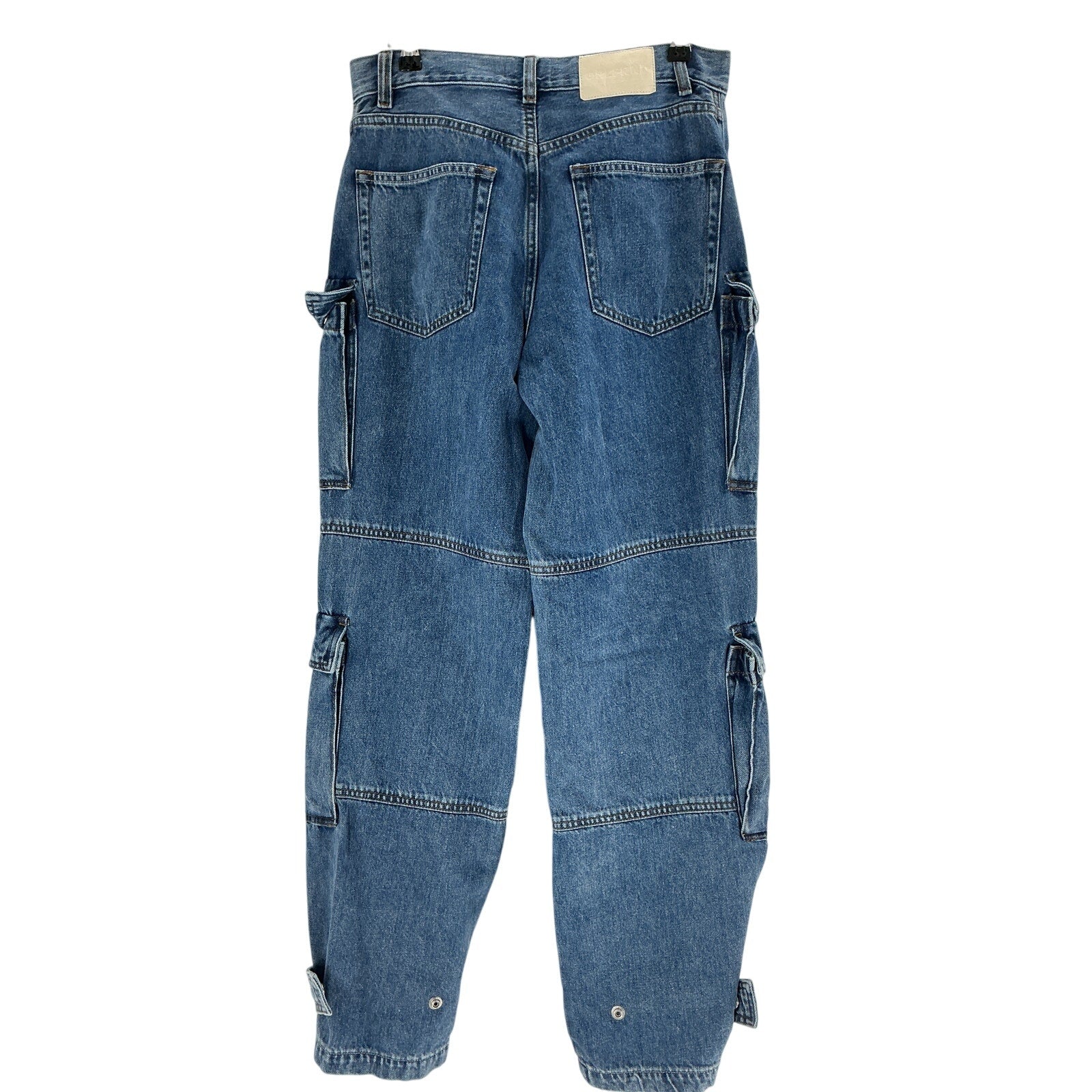 Grlfrnd 'Lex' Blue Cotton Cargo Jean Size 25