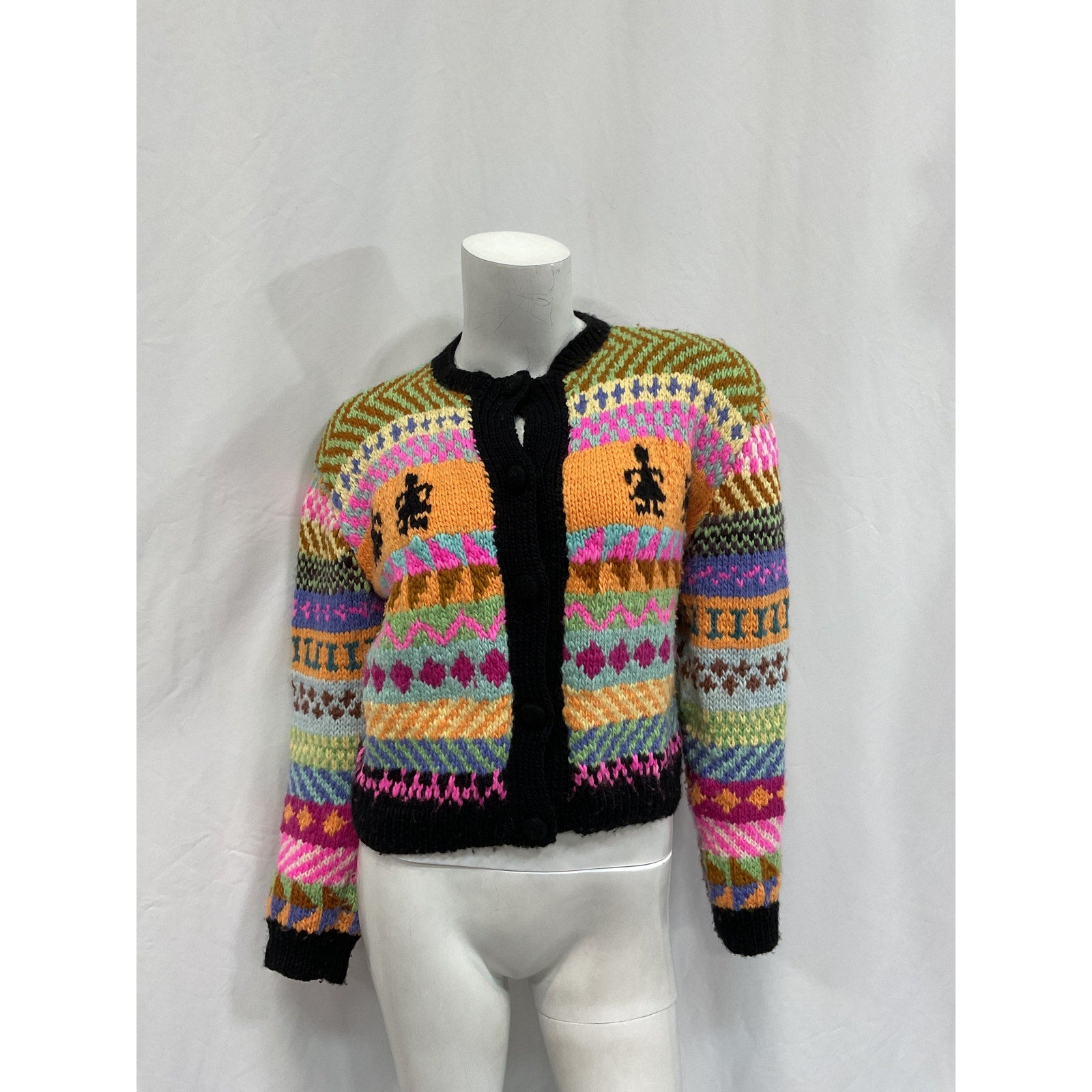 Tach Clothing 'Catalina' Pink Merino Wool Cardigan Size M