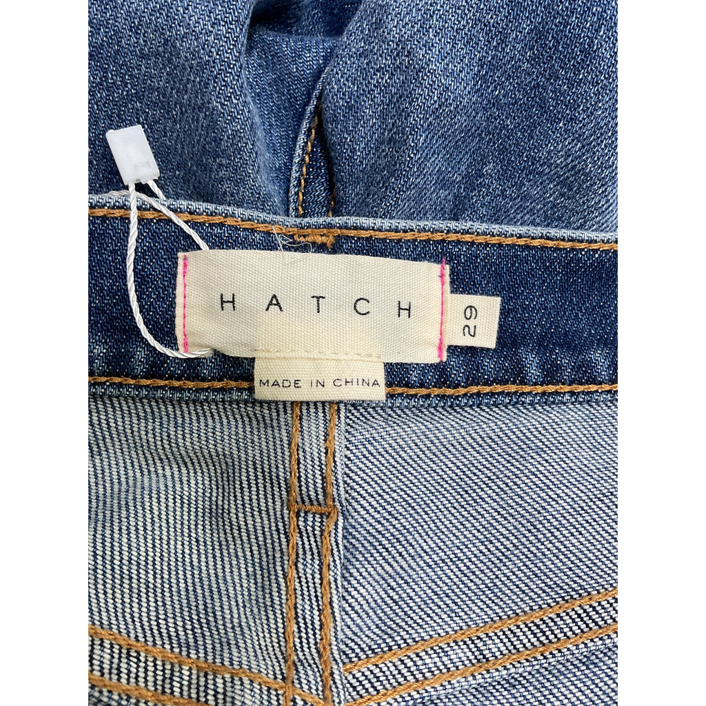 Hatch The Crop 'Maternity' Blue Cotton Denim Jean Size 29 - NWT