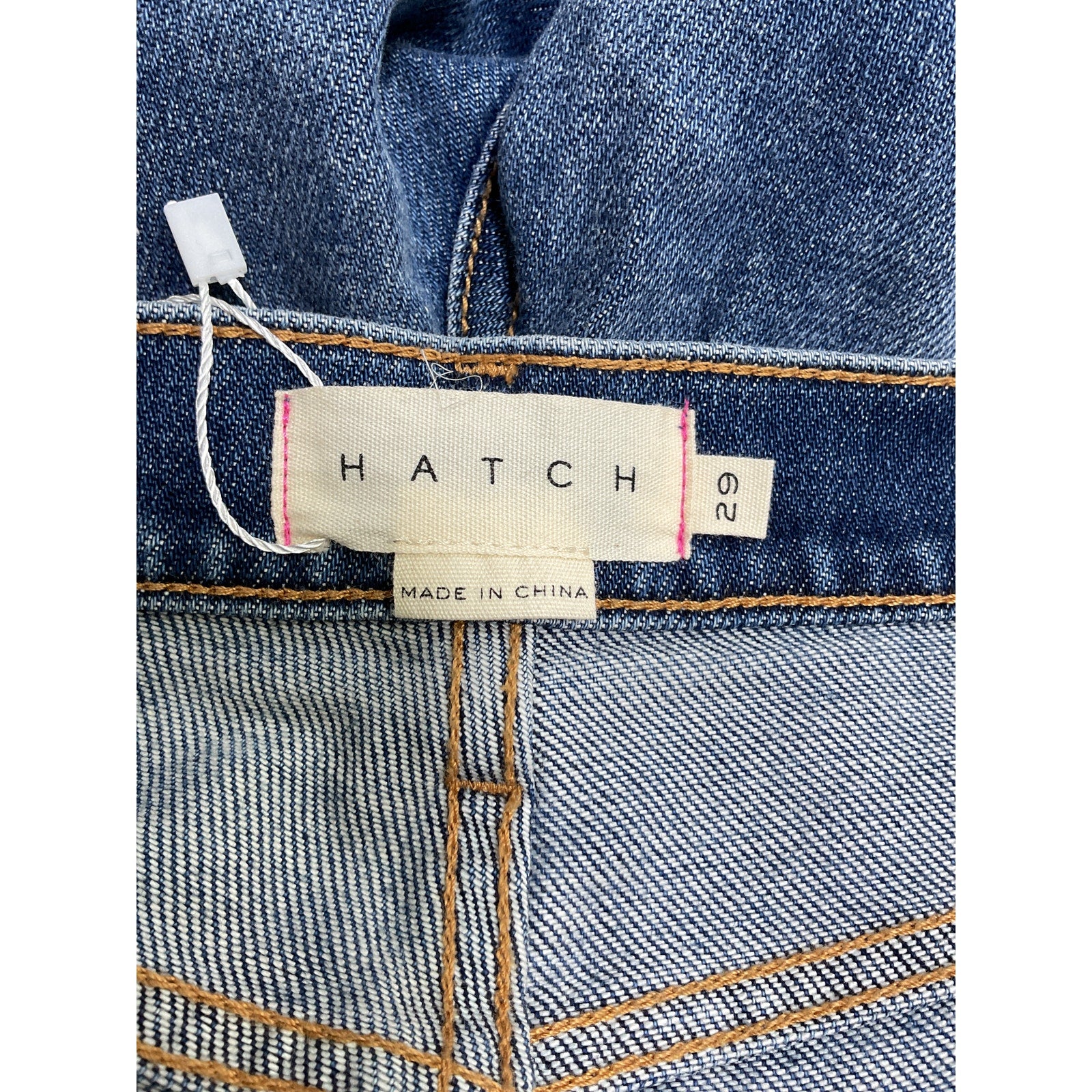 Hatch The Crop 'Maternity' Blue Cotton Denim Jean Size 29 - NWT