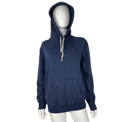 Polo Ralph Lauren Classic Blue Fleece Hoodie Size S