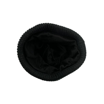 Prada Black Wool And Cashmere Beanie Size S