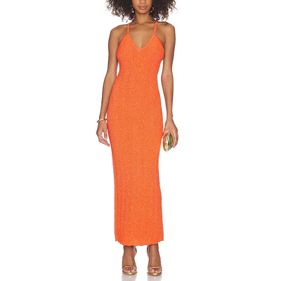 Ronny Kobo Chic Orange Daylann Dress Size M