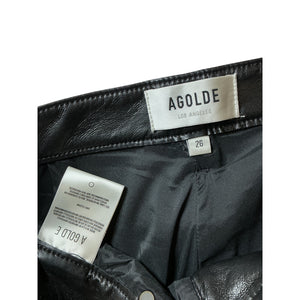 Agolde Recycled Black Relaxed Boot Pants Size 26