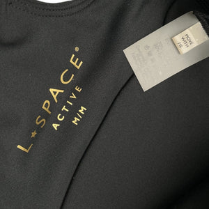 L Space Sporty Black Ringside Dress