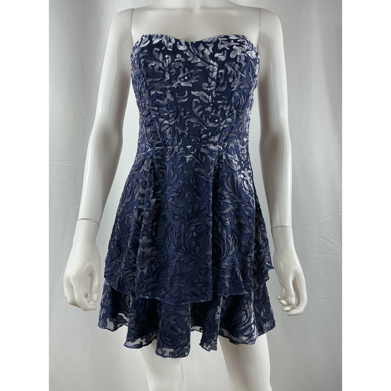 Majorelle 'Martha' Blue Poly Mini Dress Size L