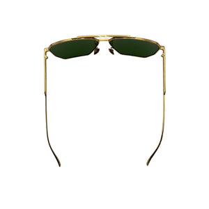 Bottega Veneta Sleek Gold Aviator Sunglasses