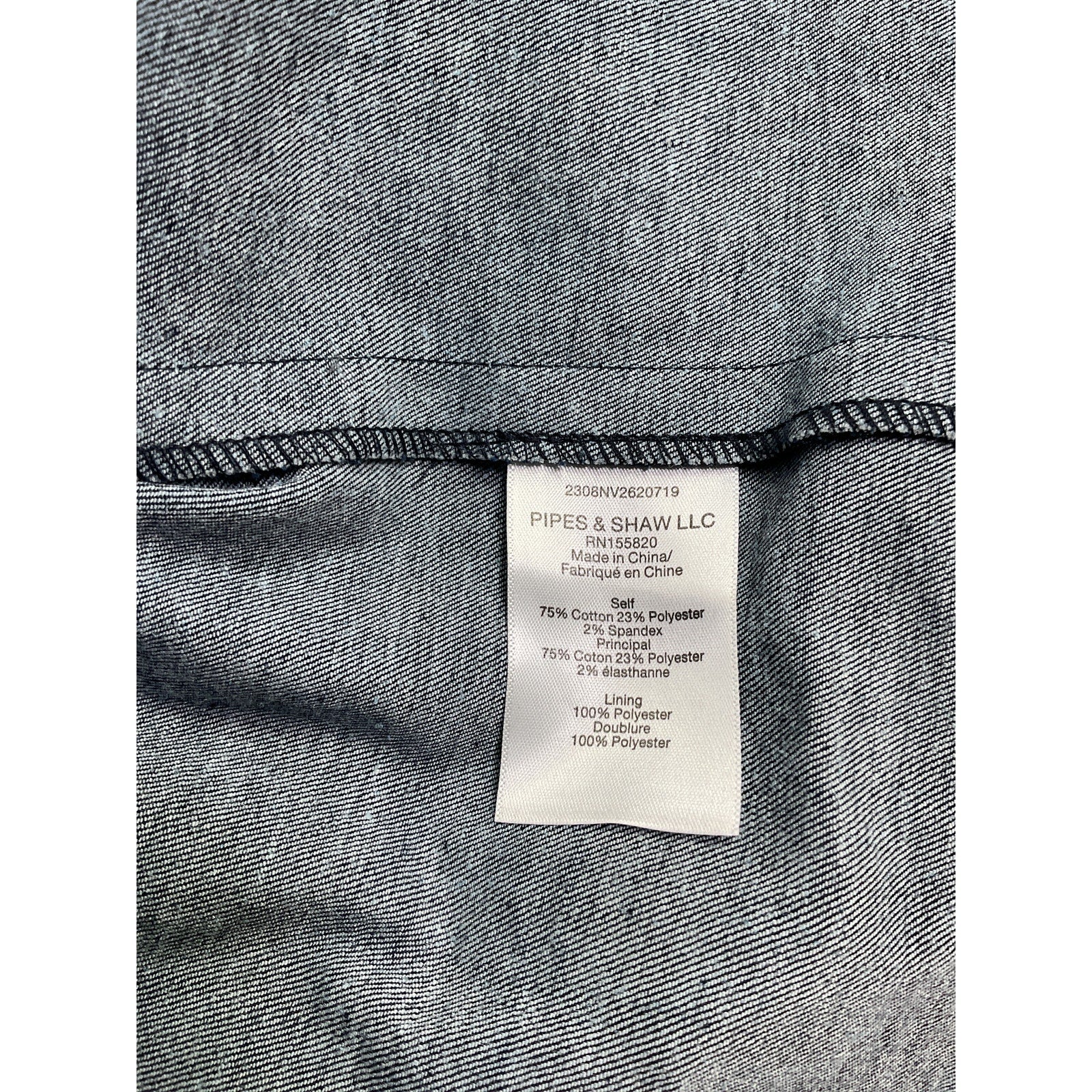 Veronica Beard 'Arlington' Blue Cotton Denim Wrap Dress Size 12