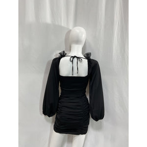 Astr The Label 'Mardi' Black Poly Dress Size XS