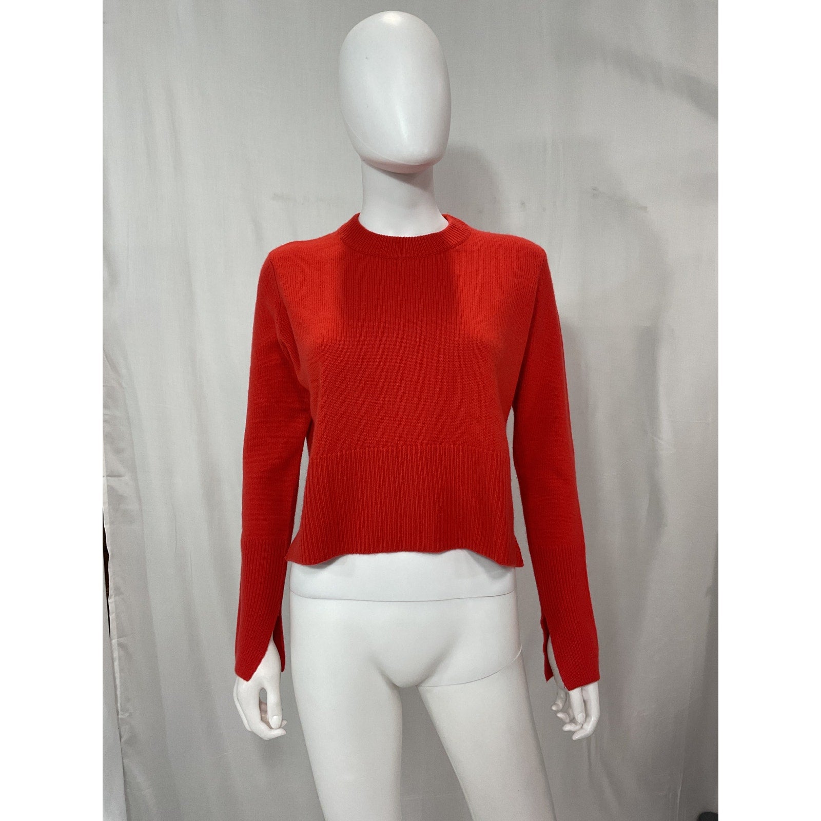 Autumn Cashmere 'Boxy' Red Crew Neck Size S