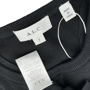A.L.C. Sheer Black Nello Top Tank Size S