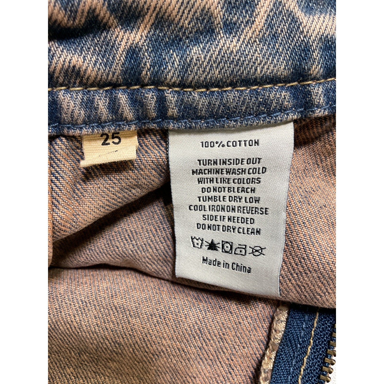 Grlfrnd 'Ivy' Tan Cotton Pleated Mini Skirt Size 25