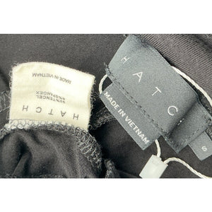Hatch Relaxed Black Over Under Easy Pants Size S