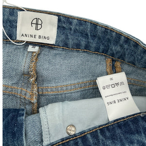 Anine Bing Denim River Blue Connie Skirt Size 30