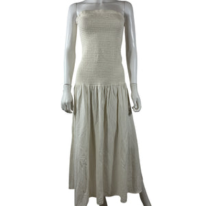 L*Space Smocked White Lila Dress Size XL