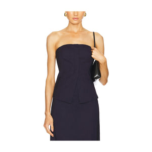 A.L.C. 'Renee' Blue Viscose Top Size 8