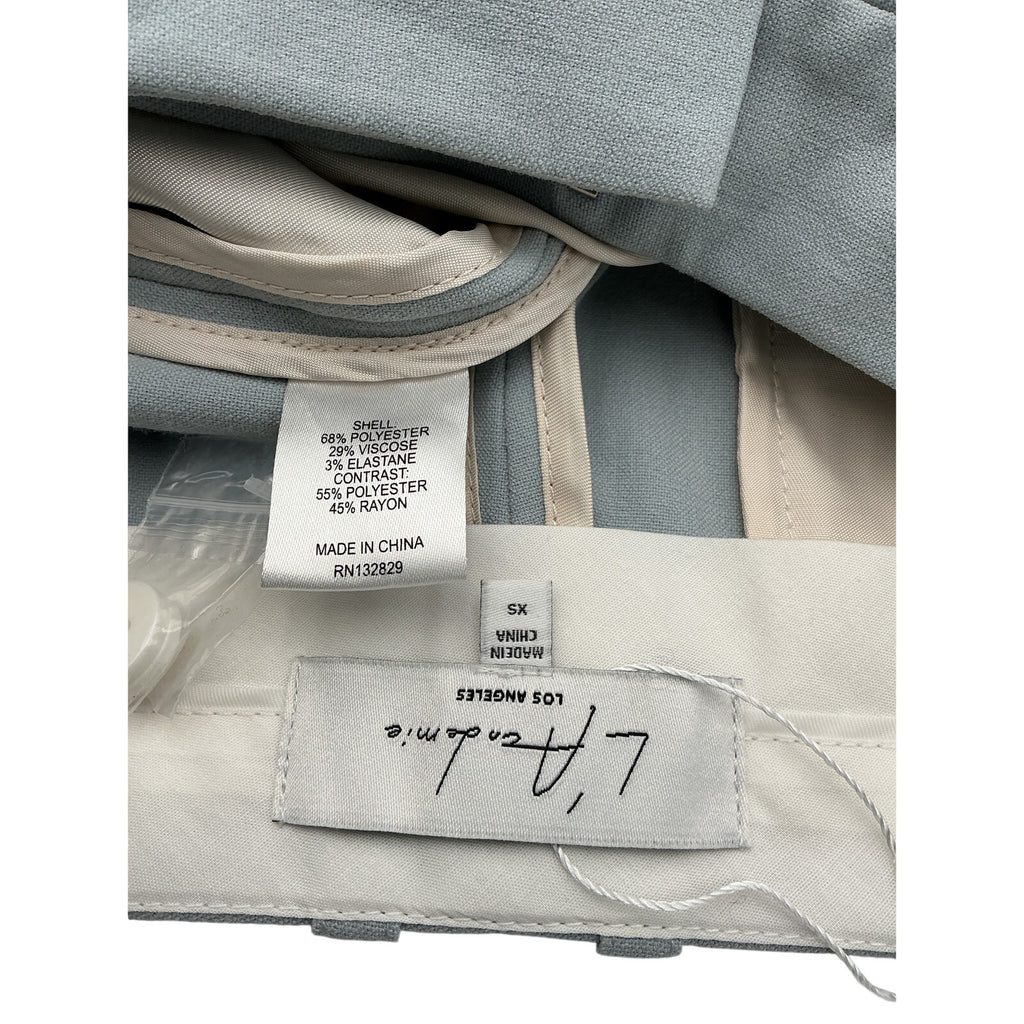 L'Academie 'Prudence' Blue Polyester Trouser Size XS