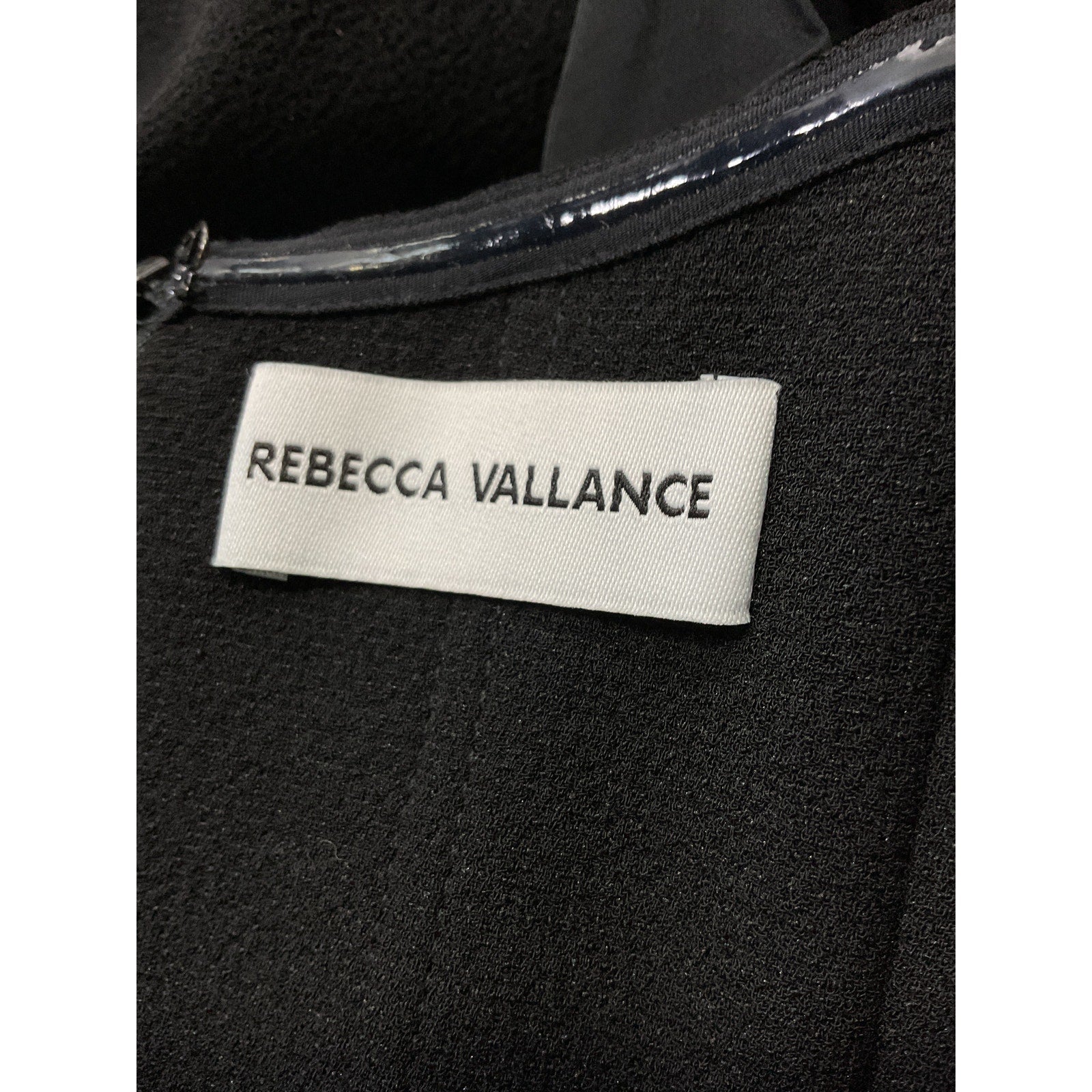 Rebecca Vallance 'Katie' Black Strapless Crystal-Embellished Crepe Midi Dress Size 4