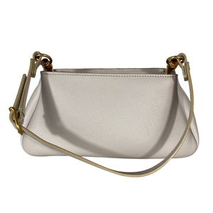 Chloé Leather Marcie Small Grey Shoulder Bag