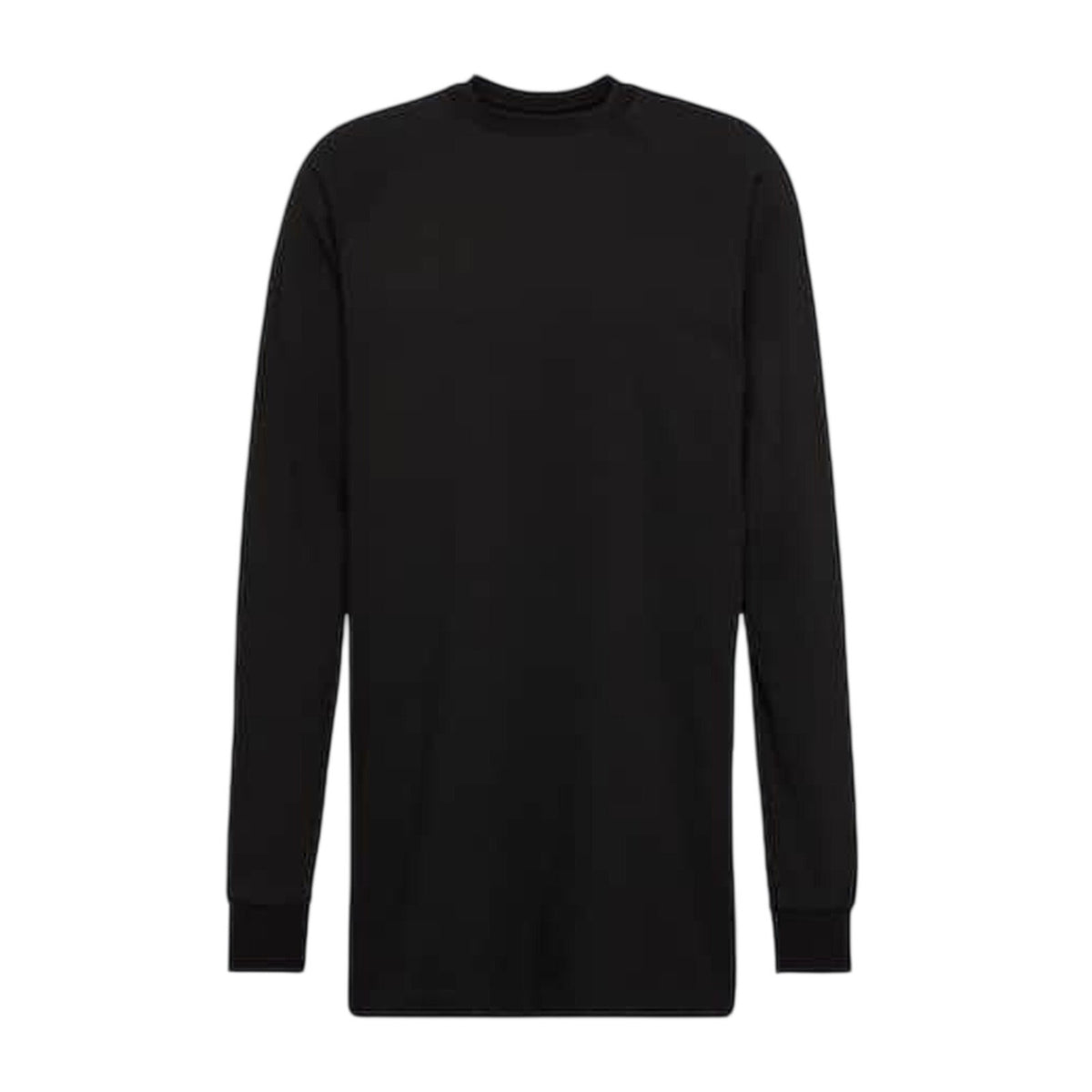 Rick Owens Minimalist Black Jersey Sweatshirt Size XL