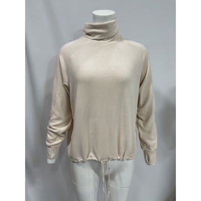 Varley 'Portland' White Stretch-Jersey Sweater Size S