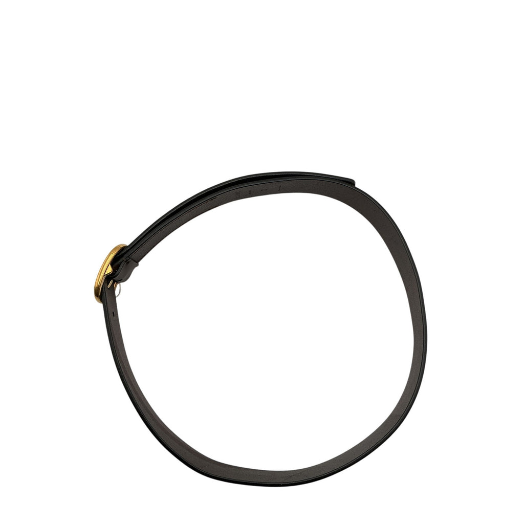 Loewe Rounded Brown Classic Calf Soft Belt Size 90/36