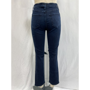 Mother 'The Mid' Blue Rise Dazzler Ankle Jeans Size 28