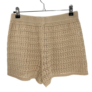 Tularosa Crochet Beige Fabiana Shorts Size S