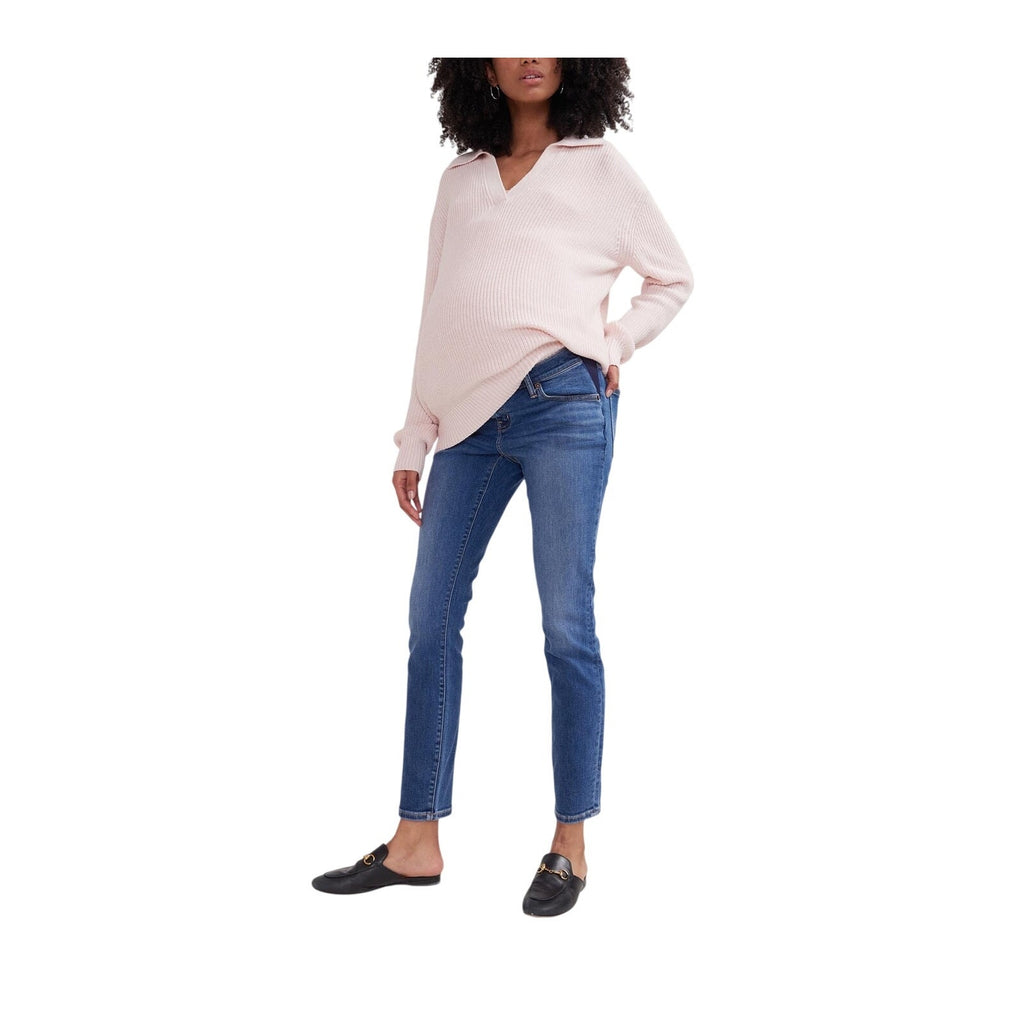 Hatch 'The Slim' Blue Cotton Maternity Denim Jean Size 27