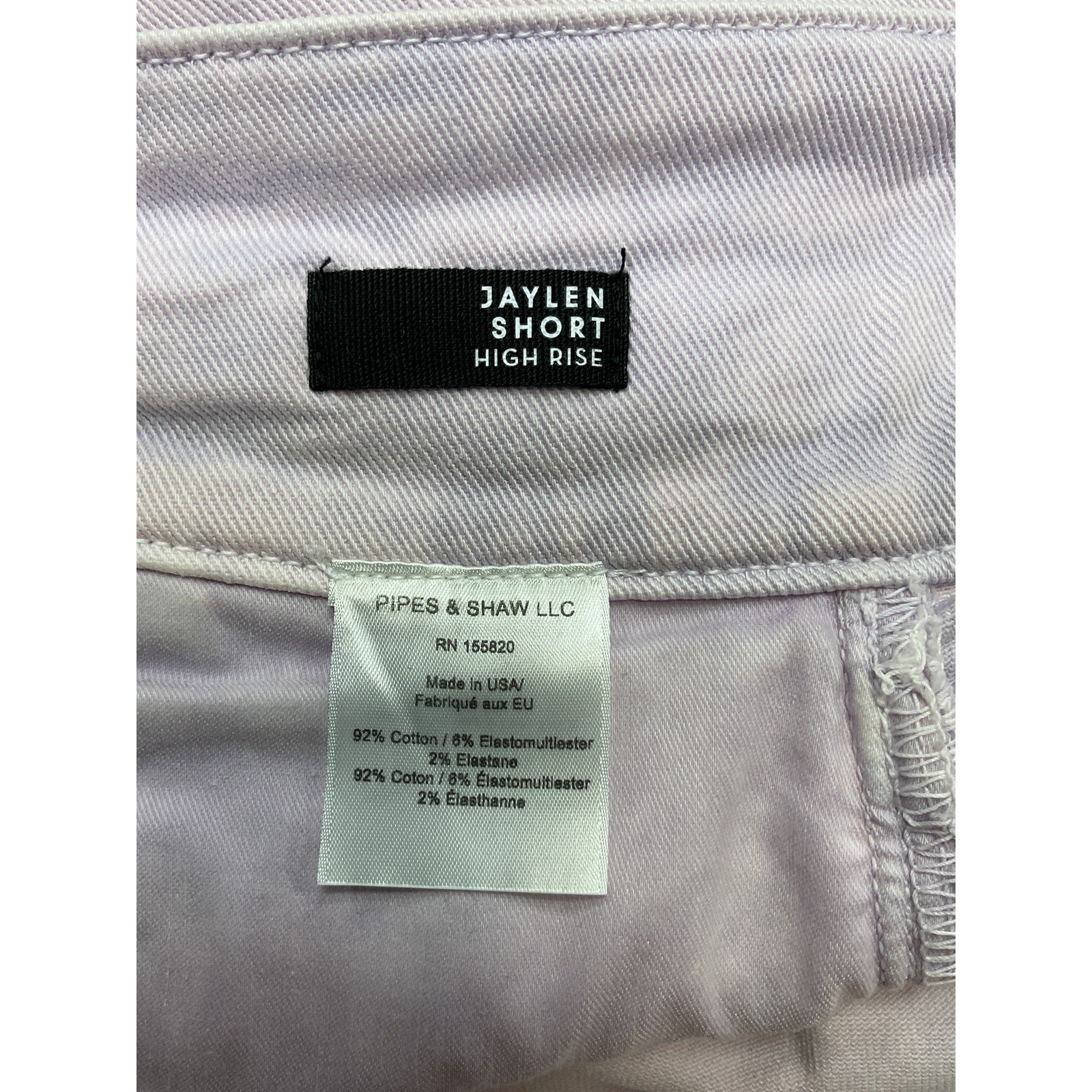 Veronica Beard 'Jaylen' Purple Cotton Pleated Denim Shorts Size 30/10