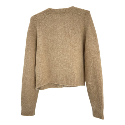 Loulou Studio Brushed Tan Arsen Cardigan Sweater Size L