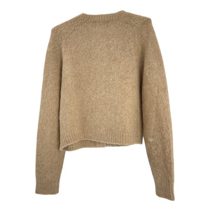 Loulou Studio Brushed Tan Arsen Cardigan Sweater Size L