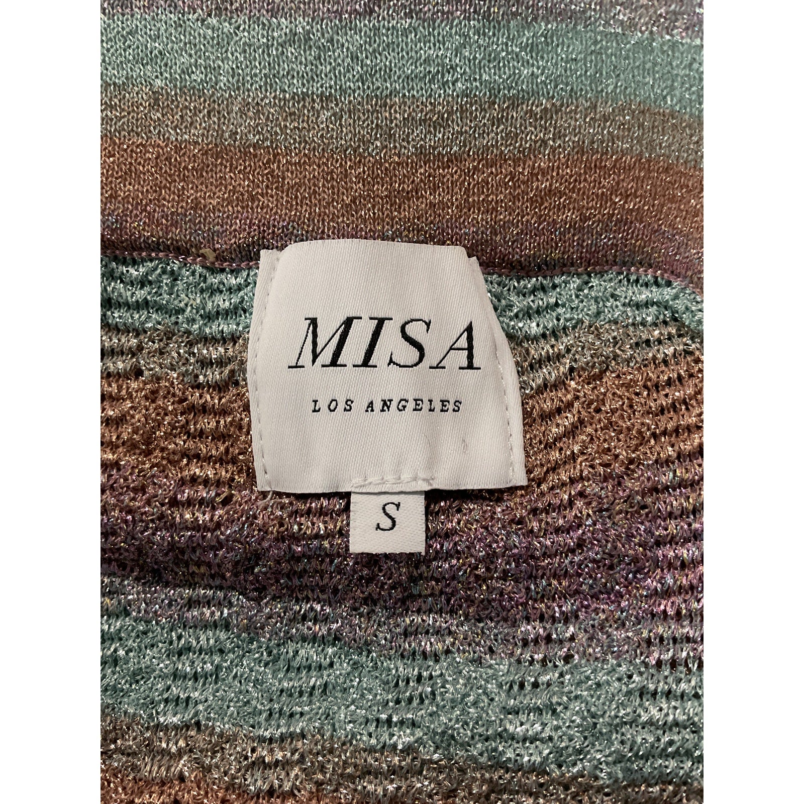 Misa Los Angeles 'Luca' Blue Polyester Skirt Size S