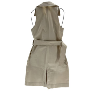 Theory Sleek Sand Halter Trench Dress Size 00