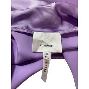 Cinq à Sept Braided Lilac Wine Marta Camisole Size M