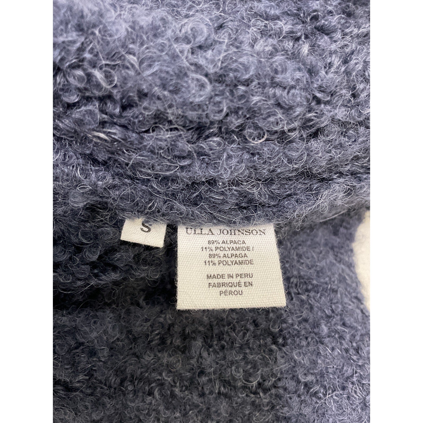 Ulla Johnson 'Heather' Navy Pullover Size S