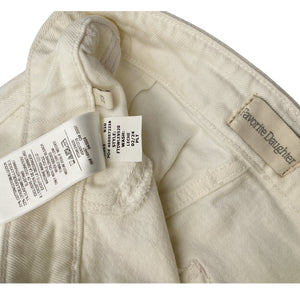 Favorite Daughter Denim White Mischa Skirt Size 23