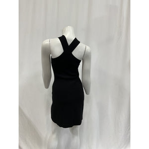 Sézane 'Kristen' Black Criss Cross Neck Strap Dress Size XS