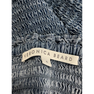 Veronica Beard Chambray Blue Aloya Skirt Size 6