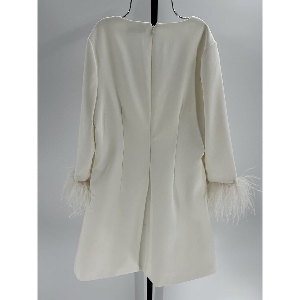 Likely 'Cher' Cream Polyester Mini Dress Size 10