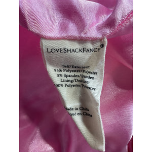 Loveshackfancy Ruched Light Berry Tea Nerra Dress Size 4