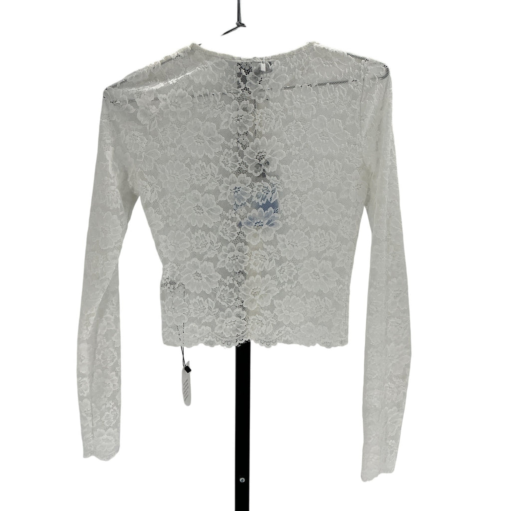 Majorelle 'Leila' White Nylon Cardigan Size XXS