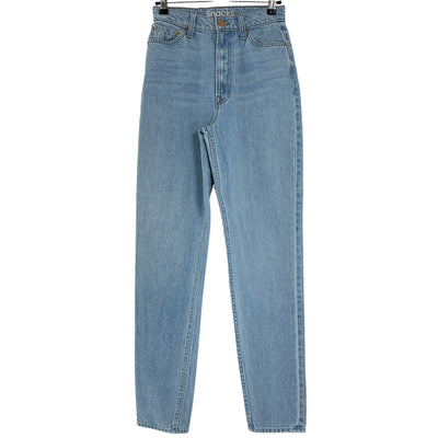 Mother High-Waisted Blue Twizzy Skimp Denim Jeans Size 25